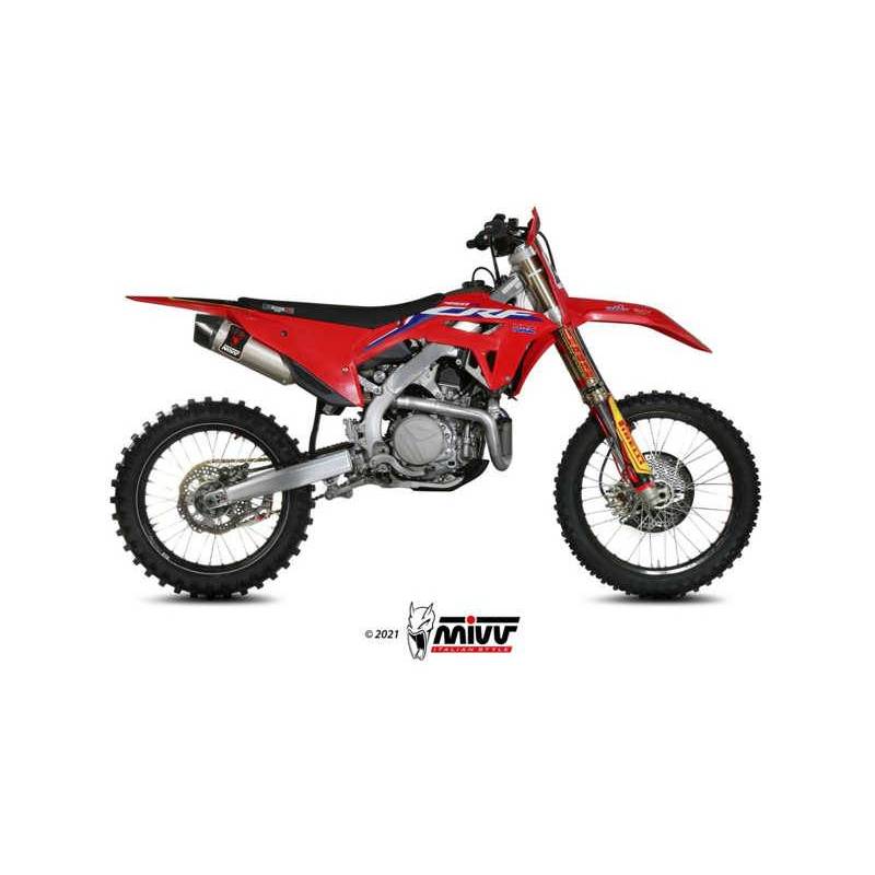 MIVV HONDA CRF 450 2021 - 2022 OVAL INOX. M.HO.034.SXC