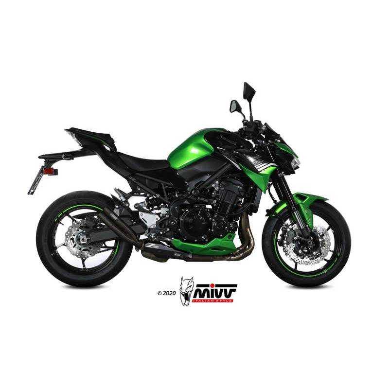 MIVV KAWASAKI Z900 2020 - 2022 DOUBLE GUN BLACK K.052.SDGB