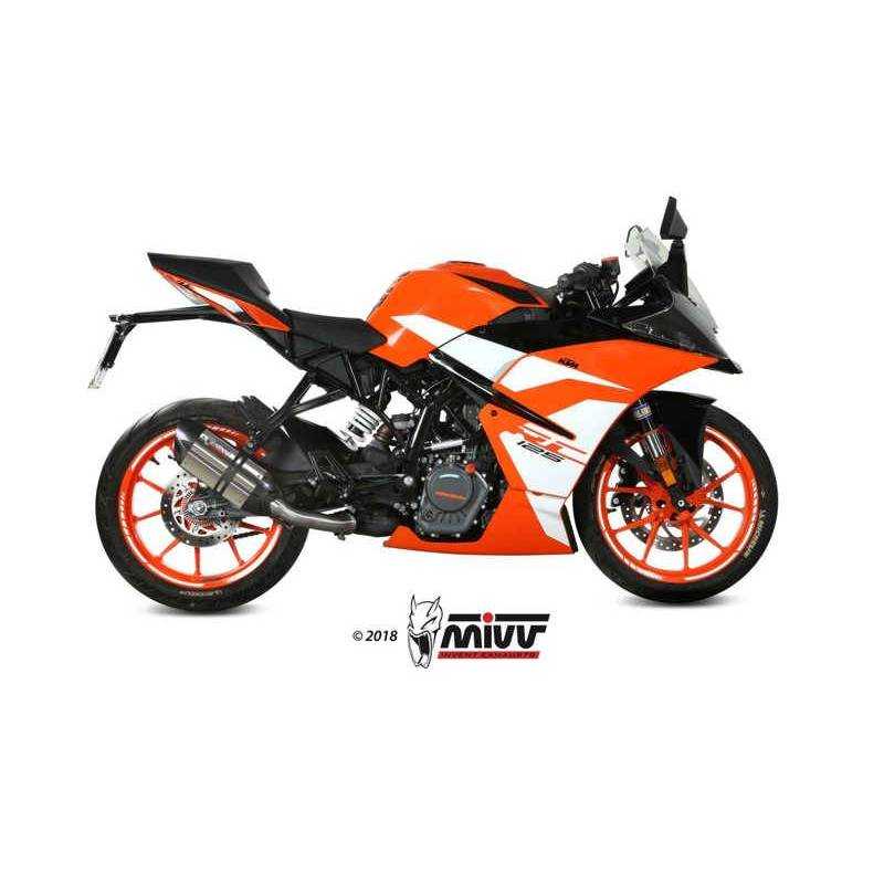 MIVV KTM 125 DUKE 2017 - 2020 SUONO INOX. KT.019.L7