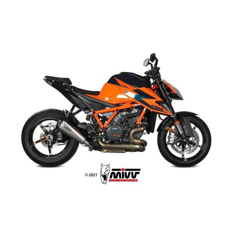 MIVV KTM 1290 SUPERDUKE 2020 - 2022 DELTA RACE INOX. KT.026.LDRX