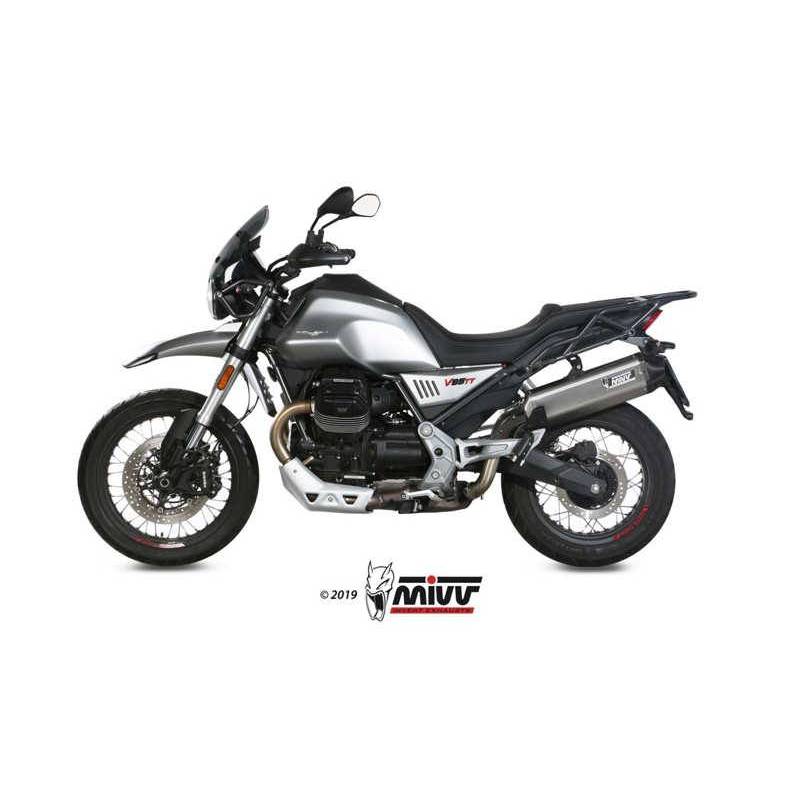 MIVV MOTO GUZZI V85 TT 2019 - 2022 SPEED EDGE INOX. M.013.LRX