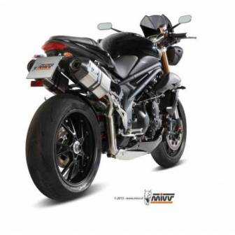 MIVV Triumph Speed Triple 1050 R / S / RS 2011 - 2015 Speed Edge Inox. AT.012.LRX