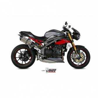 MIVV TRIUMPH SPEED TRIPLE 1050 R / S / RS 2016 - 2017 SUONO INOX. AT.016.L7