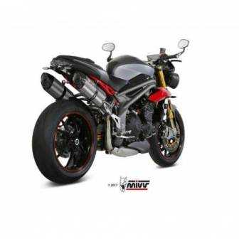 MIVV Triumph Speed Triple 1050 R / S / RS 2016 - 2017 Suono Inox. AT.016.L7