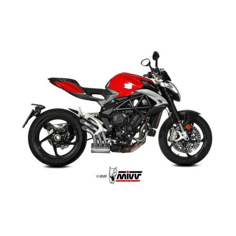 MIVV MV AGUSTA BRUTALE 800 RR 2017 - 2020 SPEED EDGE INOX. V.003.LHX