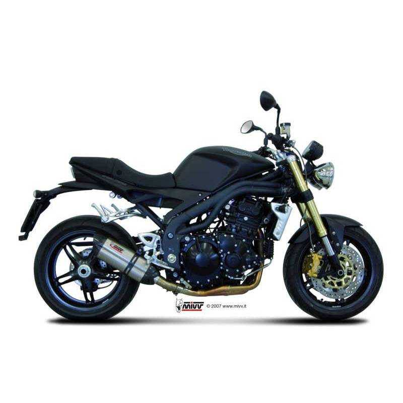 MIVV TRIUMPH SPEED TRIPLE 1050 R / S / RS 2007 - 2010 SUONO INOX. T.008.L7