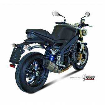 MIVV Triumph Speed Triple 1050 R / S / RS 2007 - 2010 Suono Inox. T.008.L7