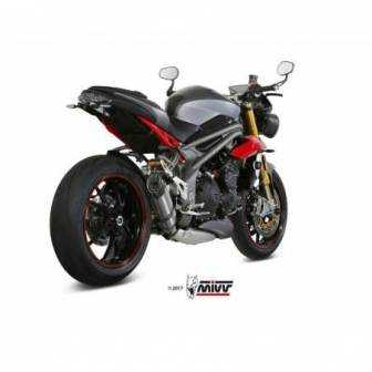 MIVV Triumph Speed Triple 1050 R / S / RS 2016 - 2017 Suono Inox. T.016.L7