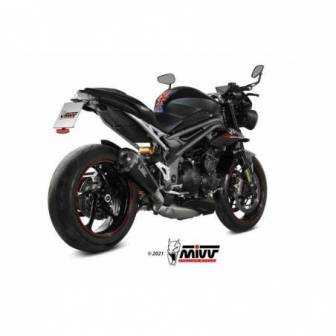 MIVV Triumph Speed Triple 1050 R / S / RS 2018 - 2020 Delta Race Black T.021.LDRC