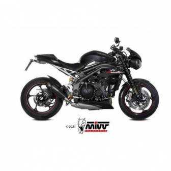 MIVV TRIUMPH SPEED TRIPLE 1050 R / S / RS 2018 - 2020 X-M5 BLACK T.021.SC5B