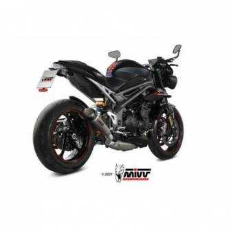 MIVV Triumph Speed Triple 1050 R / S / RS 2018 - 2020 X-M5 Titanio T.021.SC5T