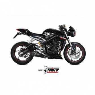 MIVV TRIUMPH STREET TRIPLE 660 S 2017 - 2022 DELTA RACE BLACK T.019.LDRB