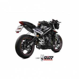 MIVV Triumph Street Triple 660 S 2017 - 2022 Delta Race Black T.019.LDRB