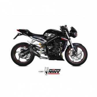 MIVV TRIUMPH STREET TRIPLE 660 S 2017 - 2022 X-M5 BLACK T.019.SC5B