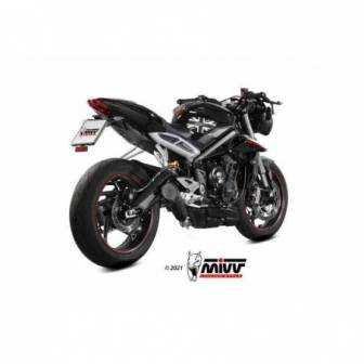 MIVV Triumph Street Triple 660 S 2017 - 2022 X-M5 Black T.019.SC5B