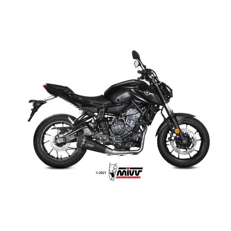 MIVV YAMAHA MT-07 / FZ-07 2021 - 2022 DELTA RACE BLACK Y.074.LDRB