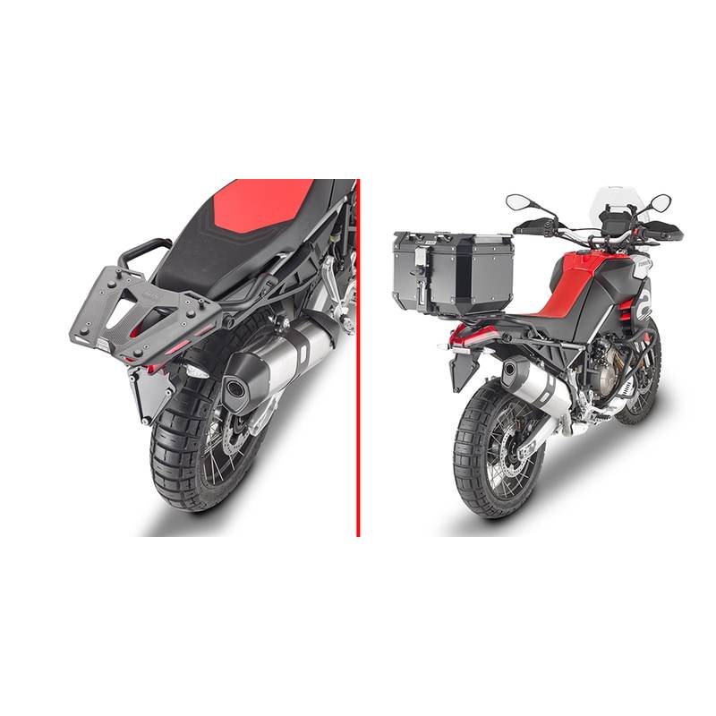 FIJACIÓN PORTAMALETAS TRASERA GIVI SR6710 APRILIA