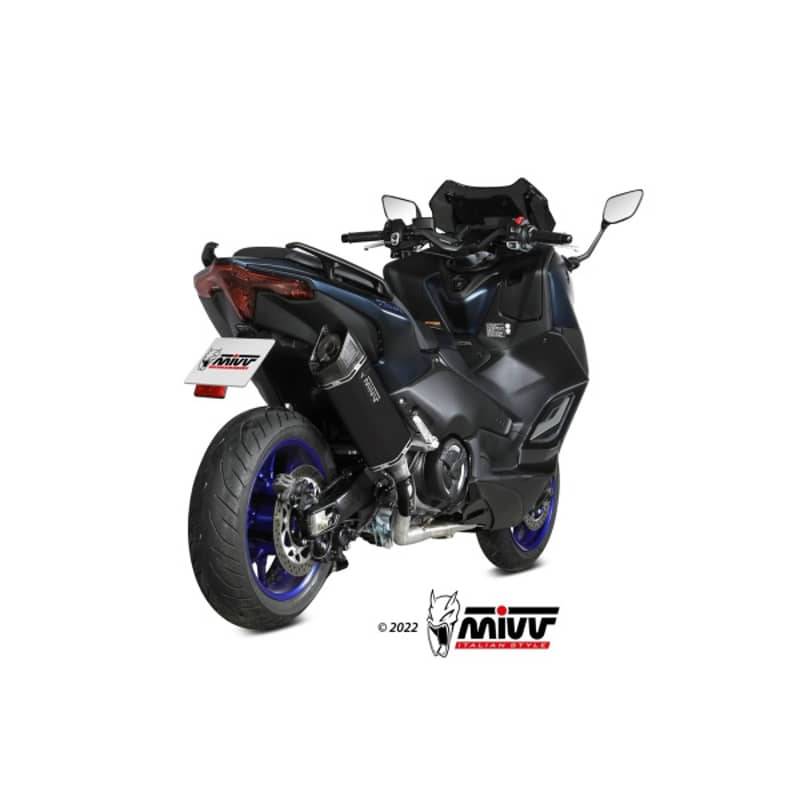 MIVV Full System 2x1 SR-1 Yamaha T-Max 560 (22-23) Black Y.073.LR1XB